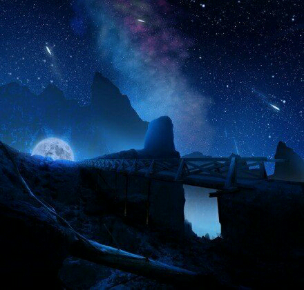 烂漫星空 流星雨