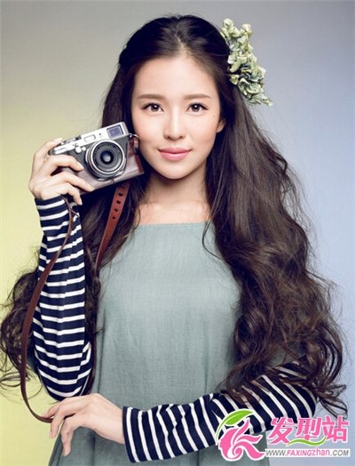 2014女生流行卷发发型 时尚韩式卷发最甜美