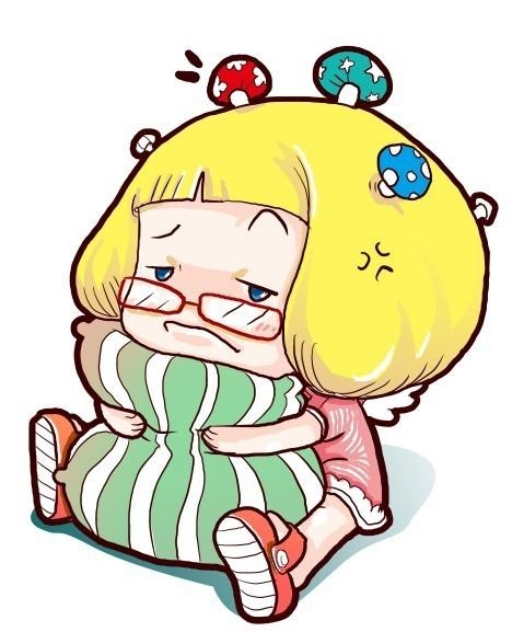 惹人爱的可爱卡通萌妹子