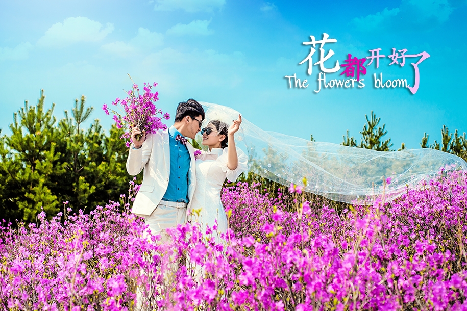 花都开好了 婚纱照