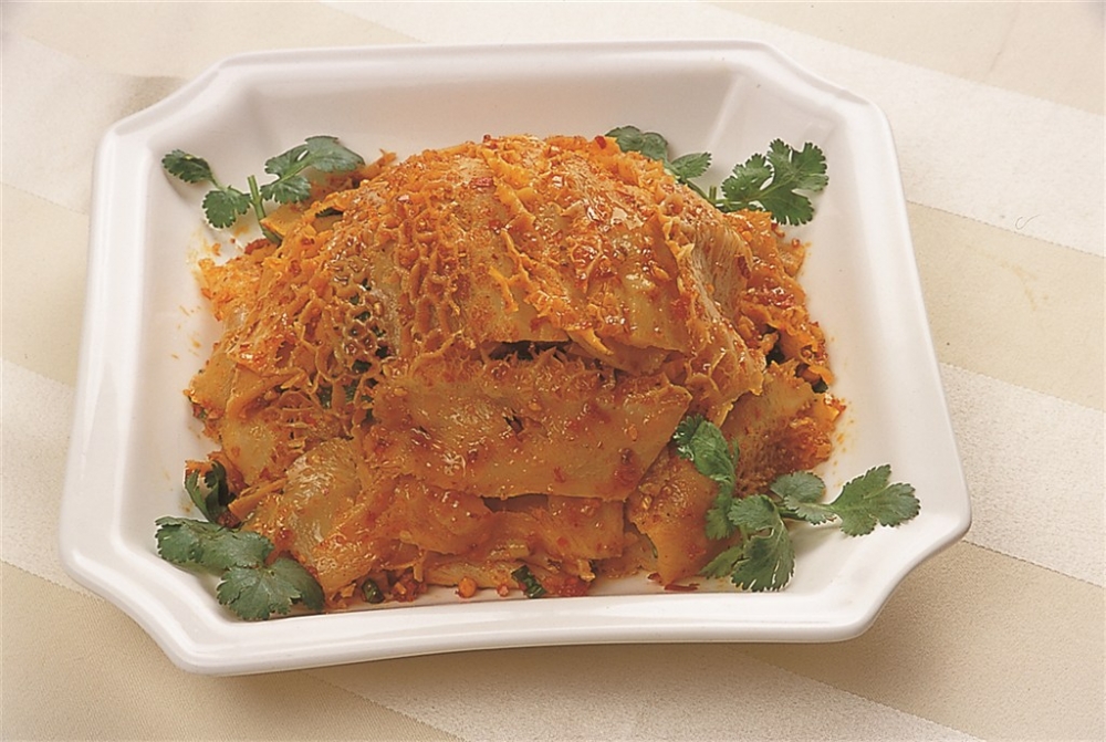 干拌金钱肚凉菜系列美食素材图片
