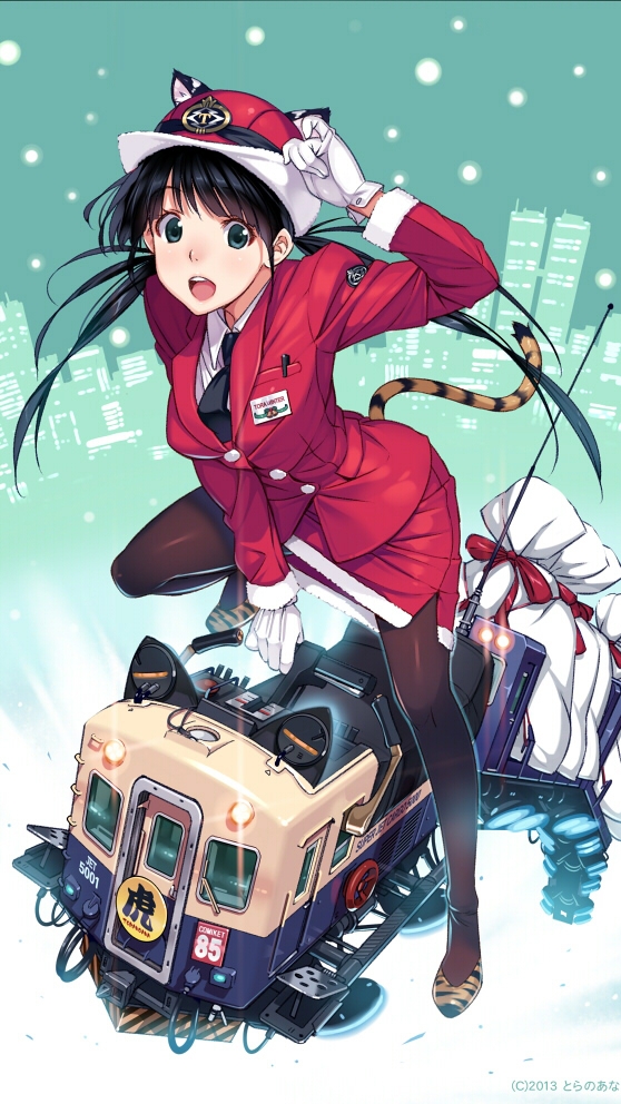 机车美少女色彩艳丽动漫手机壁纸