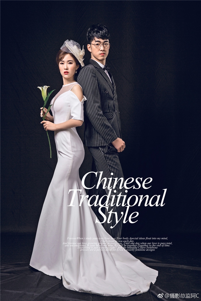 白百合 婚纱照