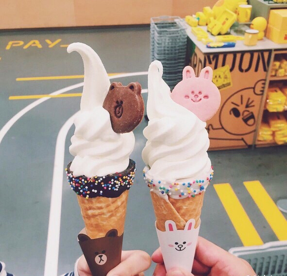 Line Friends 甜筒冰淇淋
