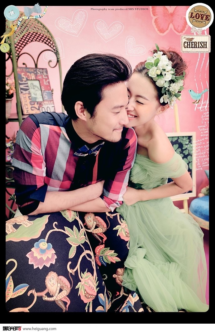 彩色盒子 婚纱照