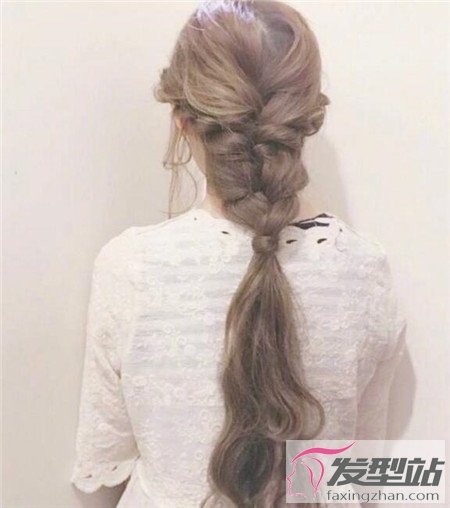 唯美韩式长发编发 回眸一笑百媚生