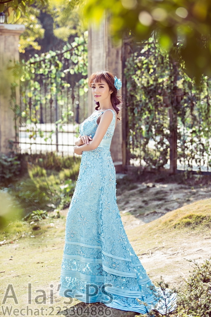 蓝色梦境 婚纱照