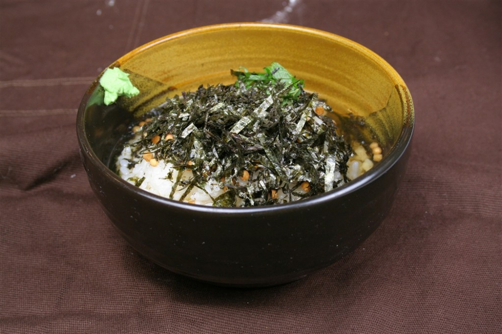 茶泡饭紫菜日式韩式美食素材图片