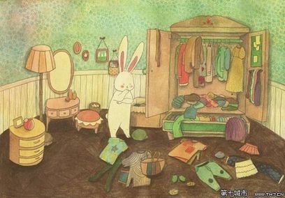 找了好久的兔子 ❤