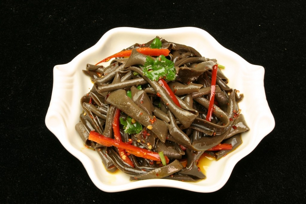 酸辣蕨根粉fd凉菜系列美食素材图片