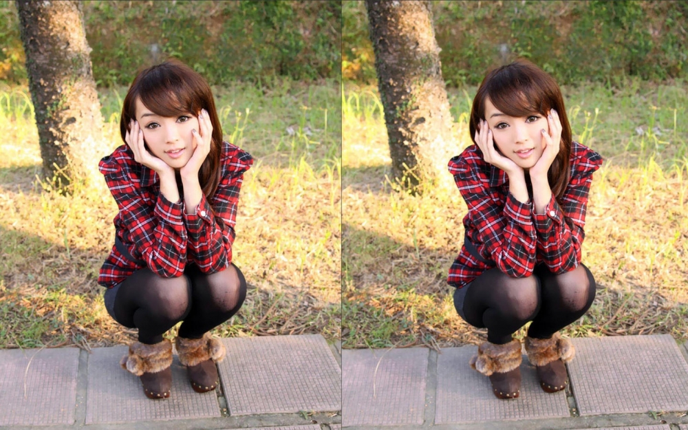 养眼美女黄思诗写真桌面壁纸