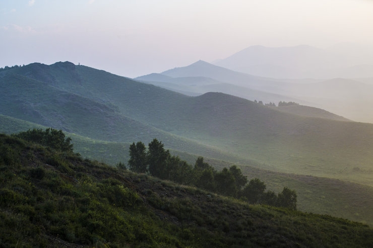 夏日坝上美景