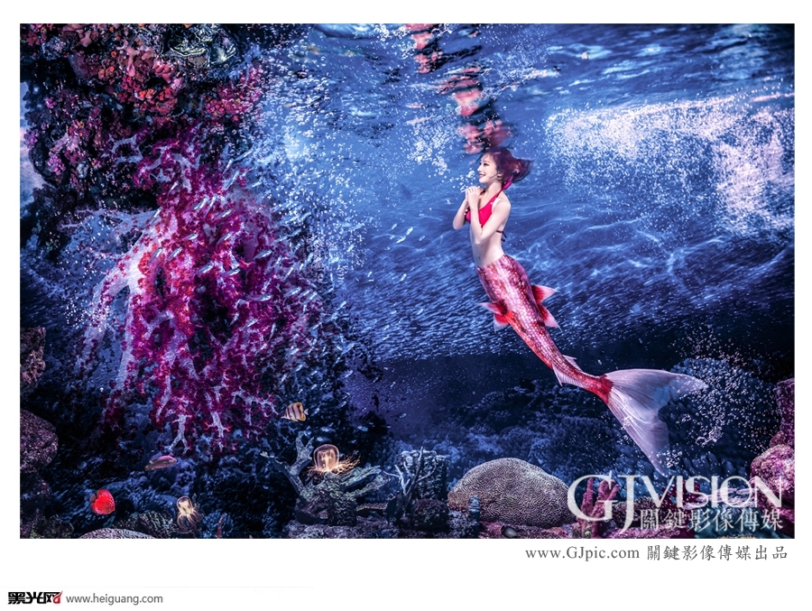 深海之恋 婚纱照