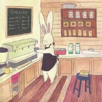 找了好久的兔子 ❤