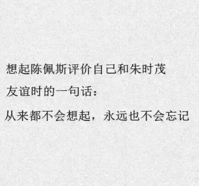 最好的友情无非就是这个样子