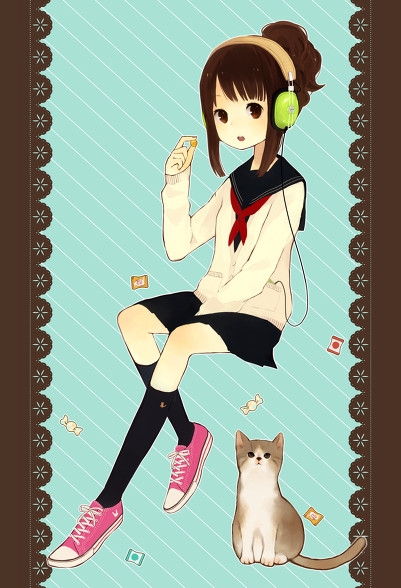 吊儿郎当小少女