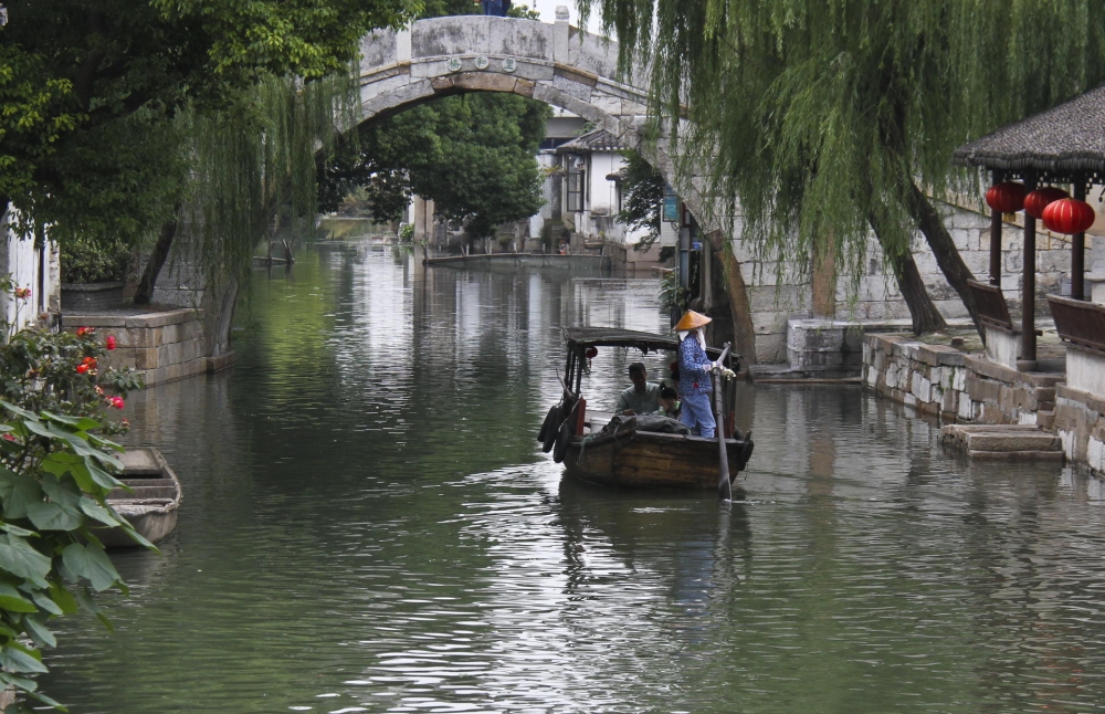 江苏苏州昆山锦溪古镇风景壁纸图片