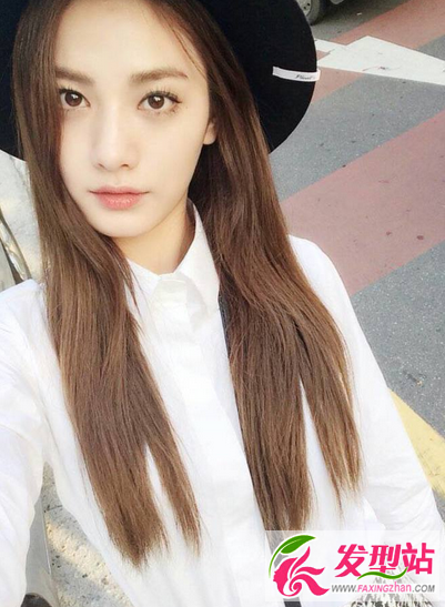 长直发显白染发发型 女神范长发发型图片大全