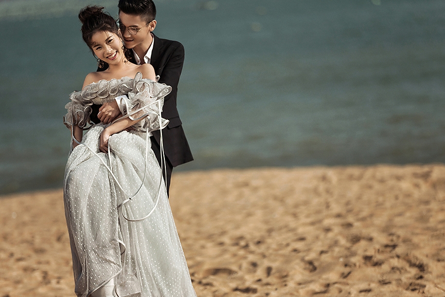 温暖的地平线 婚纱照