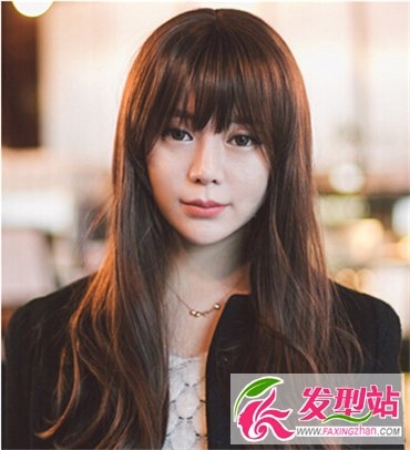 女生韩式发型图片 修颜百搭最显清新