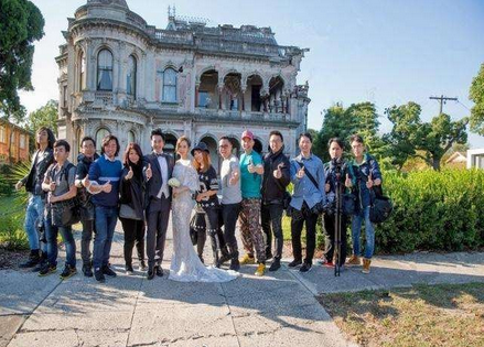 明星孙耀威陈美诗婚礼甜蜜图片 孙耀威陈美诗将于教堂办婚礼