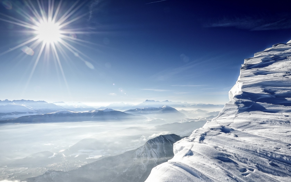 冬季雪景唯美桌面壁纸下载