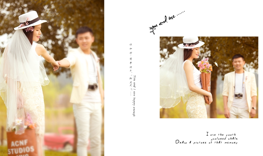 简单快乐 婚纱照