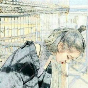超好看的小清新最新女生手绘头像