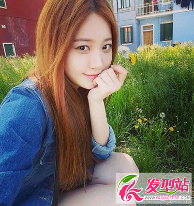 长直发显白染发发型 女神范长发发型图片大全