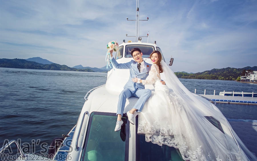 海的浪漫 婚纱照