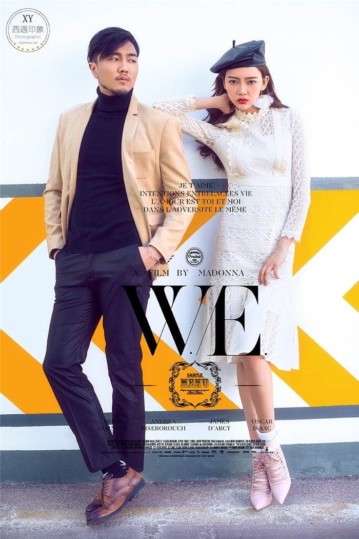 yellow 婚纱照