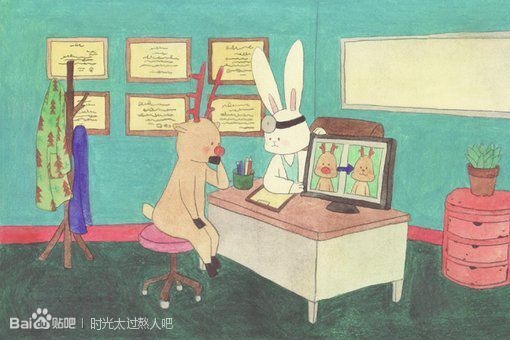 找了好久的兔子 ❤