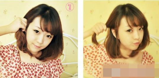 适合中长发的韩式编发教程 轻松打造出一款甜美的发型