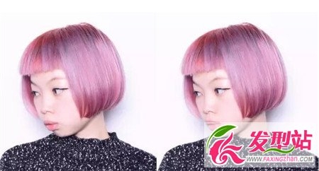 节日必备“骚气”发色 最新女生短发染发