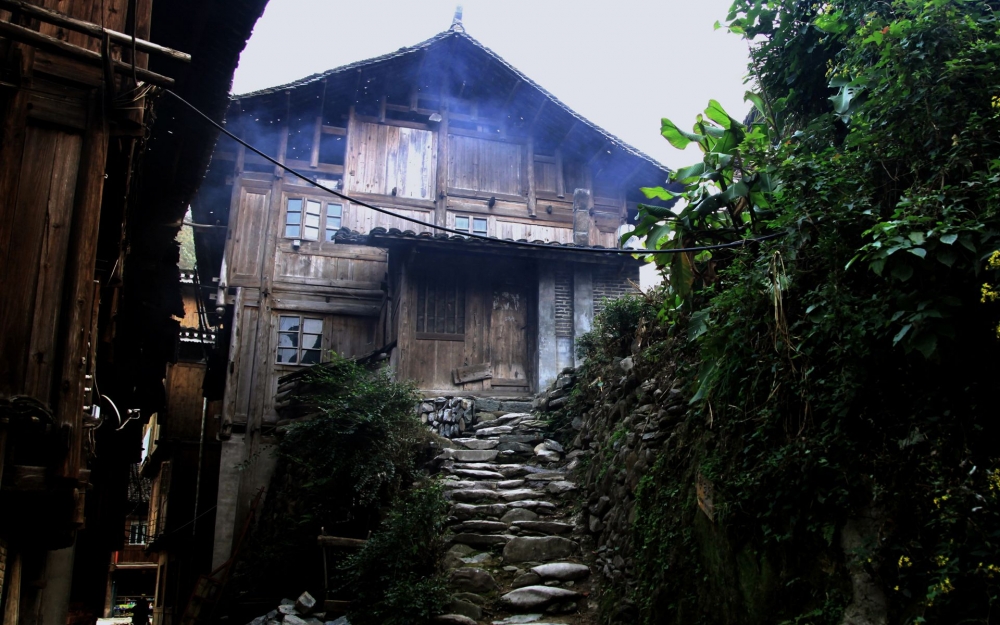 贵州黎平古镇风光高清风景壁纸
