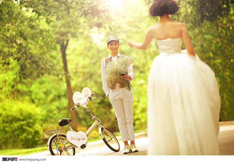 托斯卡纳的阳光 婚纱照