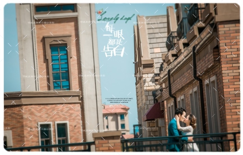 最深情的告白 婚纱照