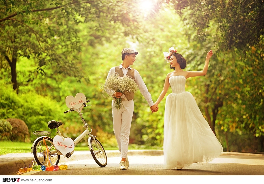 托斯卡纳的阳光 婚纱照