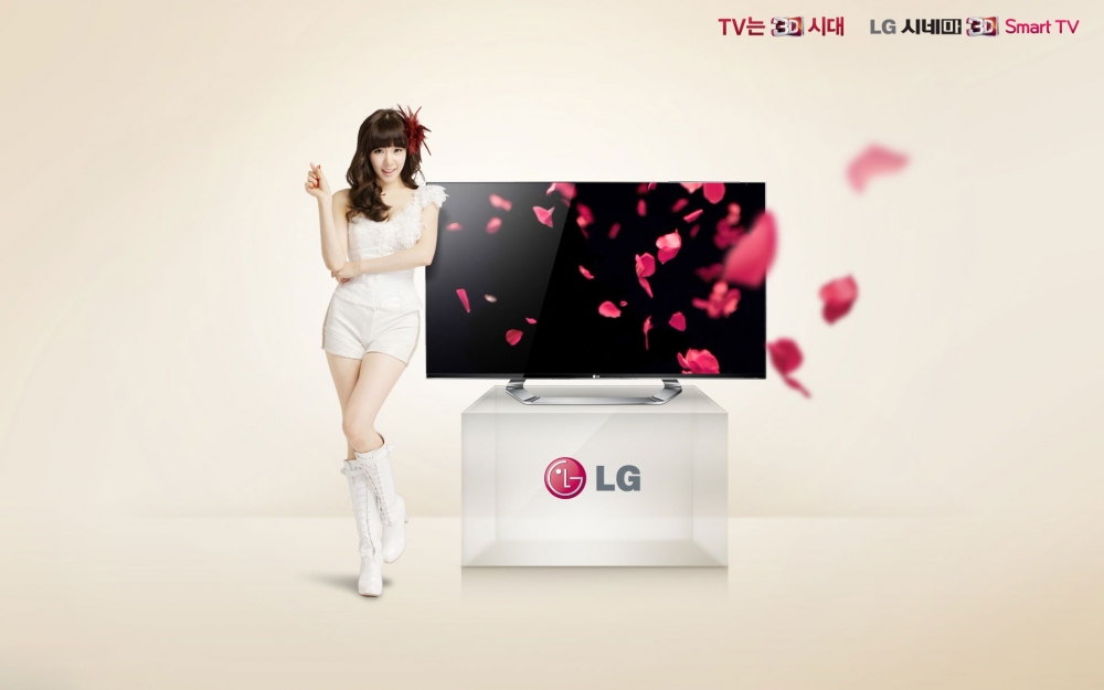 少女时代 LG 3D TV 广告高清桌面壁纸