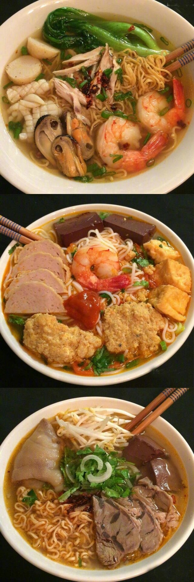 你选择图几的三碗面，当你一天的伙食呢