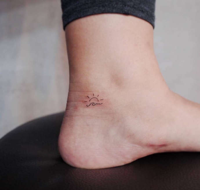 Tattoo｜脚腕别致小纹身 ​​​​