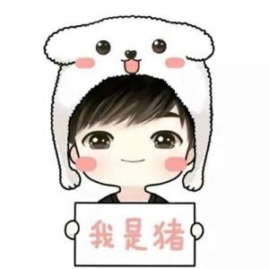 一对超萌的可爱卡通情侣头像素材