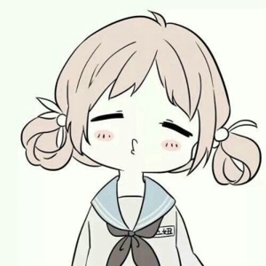 一对超萌的可爱卡通情侣头像素材