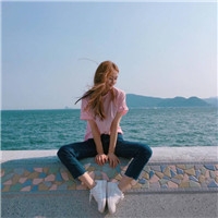 小清新唯美海边意境女生头像