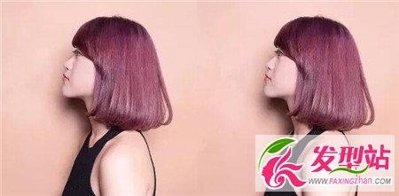 节日必备“骚气”发色 最新女生短发染发
