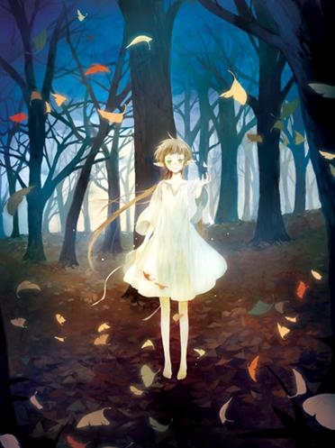 动漫少女的插图 不看后悔哦~