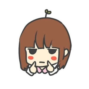 一对超萌的可爱卡通情侣头像素材