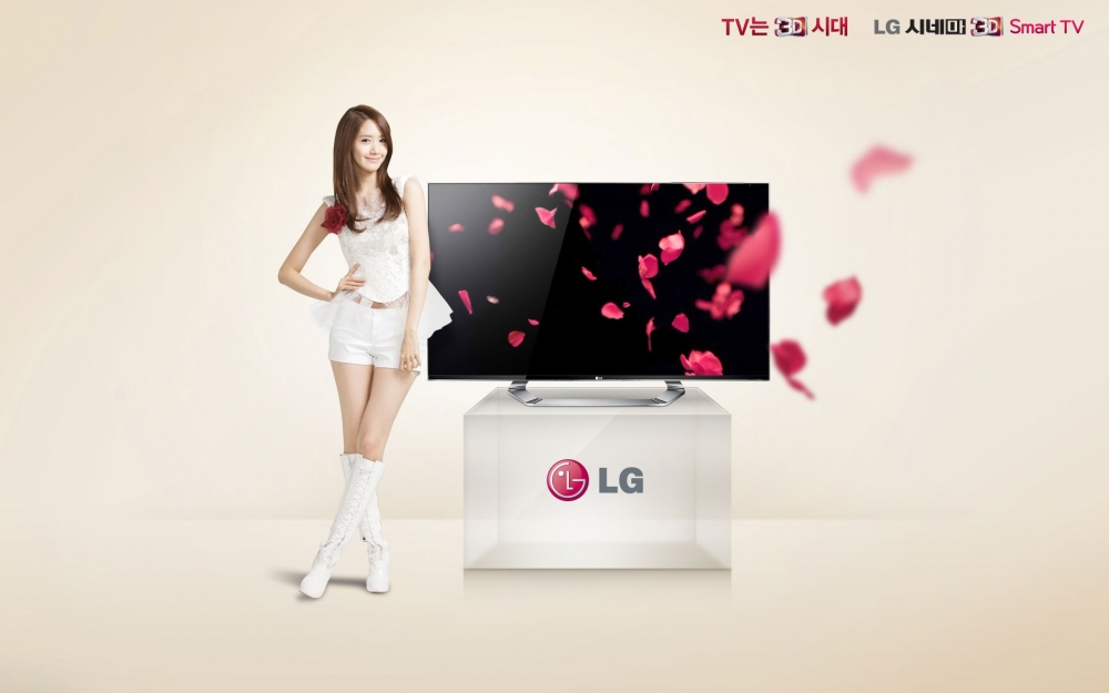 少女时代 LG 3D TV 广告高清桌面壁纸