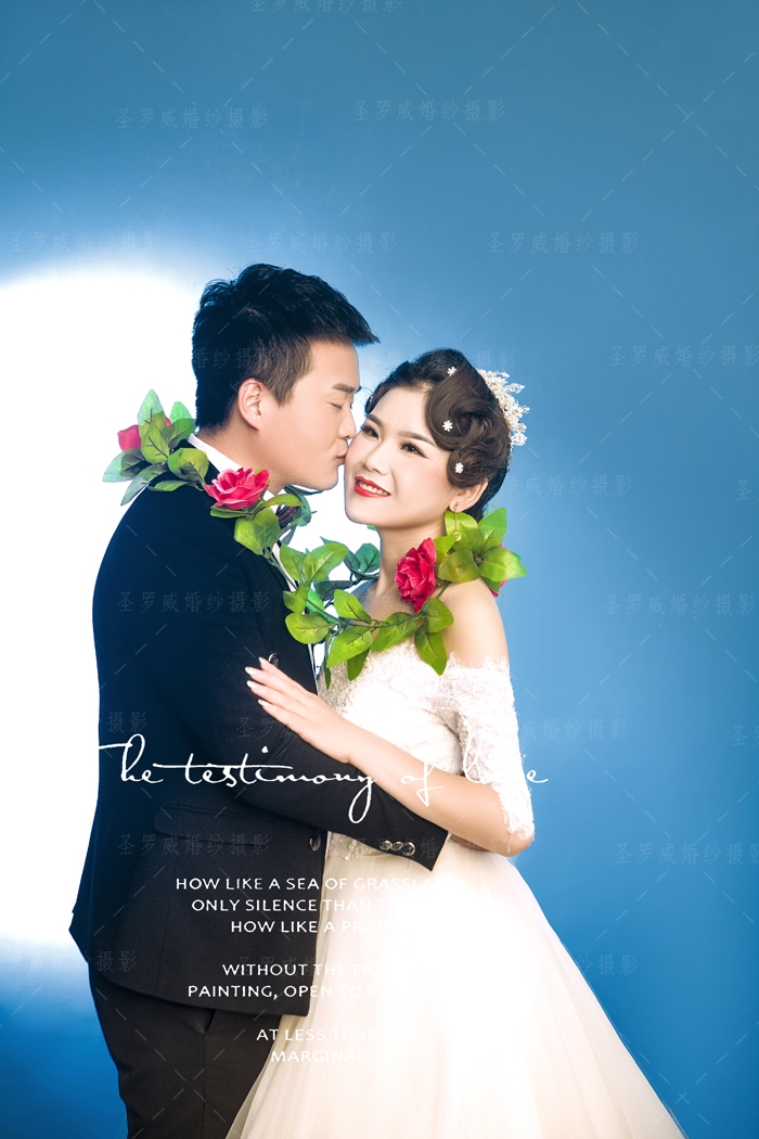 爱人相伴一生 婚纱照