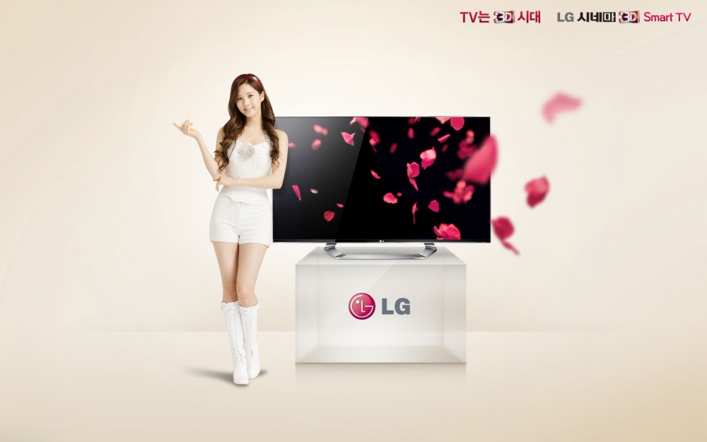 少女时代 LG 3D TV 广告高清桌面壁纸
